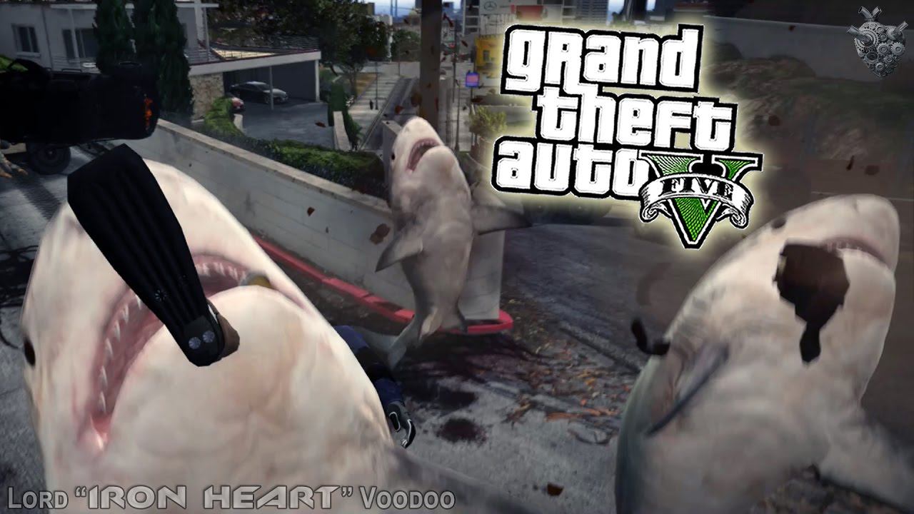 ГТА 5 МОДЫ! АКУЛЫ НАПАДАЮТ НА ЛЮДЕЙ! КАК КОРМИТЬ И ВЫГУЛИВАТЬ АКУЛ! ВИДЕО МОДА GTA V! GTA 5 MOD #088 смотреть онлайн