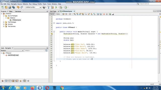 Java the complete Reference Ninth Edition (Chapter 18) Example (22) Hashtable Example 2 смотреть онлайн