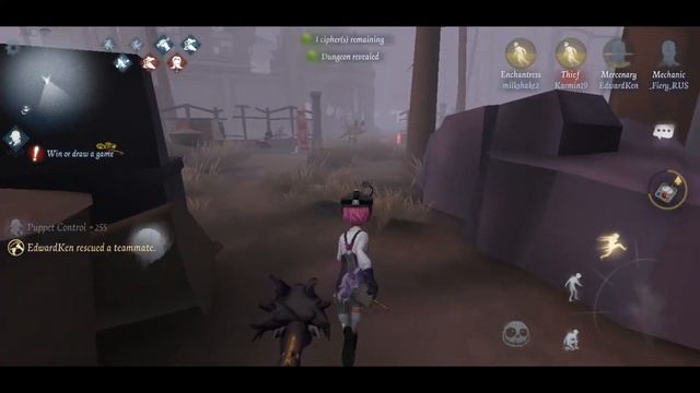 Identity V №22 Как тащить за механика(mechanic) смотреть онлайн