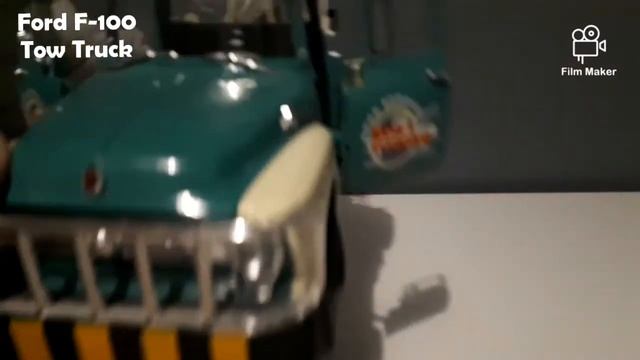 1 18 scale ford F-100 Tow truck model car unboxing welly смотреть онлайн