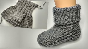 носочки для новорожденных спицами