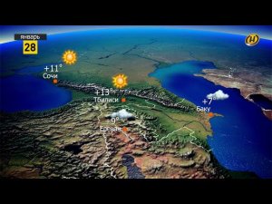 Прогноз погоды + конечная заставка "Наши новости" + заставка (ОНТ 28.01.2019)