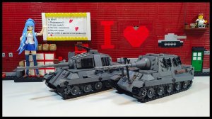 LEGO TANKS  Tiger II и  Jagdtiger .Новые LEGO самоделки .
