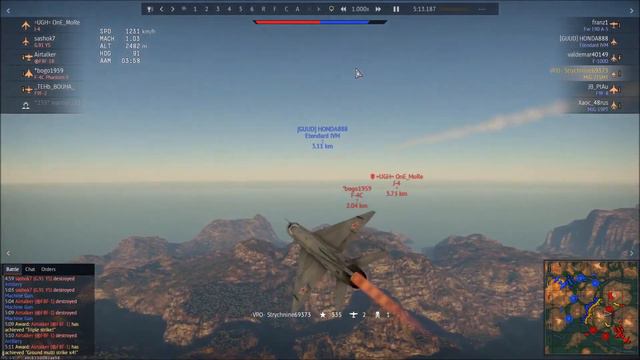 R-60 missile, a dangerous USSR weapon. (War Thunder, VPO) смотреть онлайн
