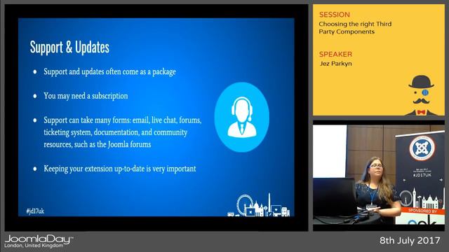 JD17UK - Choosing the right Third Party Components смотреть онлайн
