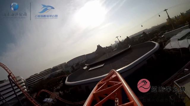 Steel Dolphin Onride Mounted Go Pro 1080P 60FPS POV Shanghai Haichang Ocean Park смотреть онлайн