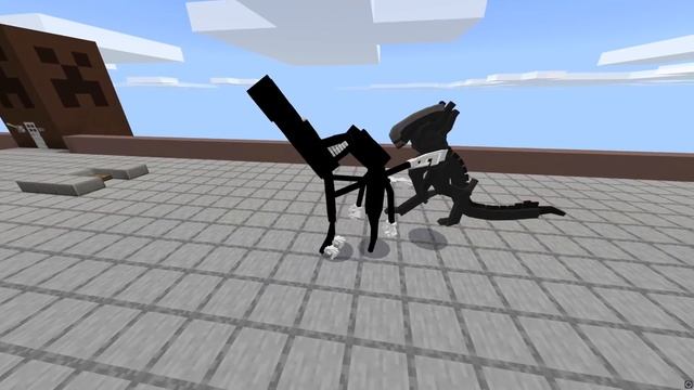 Cartoon Cat & Cartoon Dog VS Siren Head [Mr.Volt] (Humanoid Terror Addon) Minecraft PE смотреть онлайн