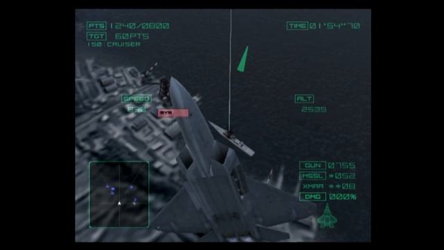 Ace Combat 04 "DEMO version" F-22 - Gameplay (2001) смотреть онлайн