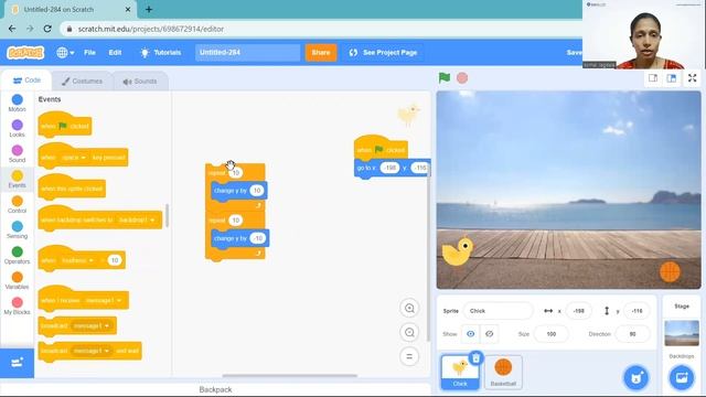 How to Make an Easy Jumping Game in Scratch (2022) | Tutorial смотреть онлайн
