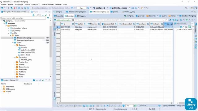 [Liquibase CLI] La pratique #2 : Création modification et alimentation d'une table смотреть онлайн