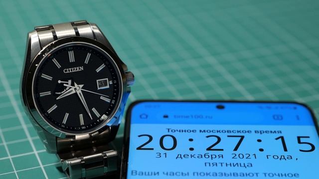 Ситизен Хрономастер, точность за 2021 год смотреть онлайн