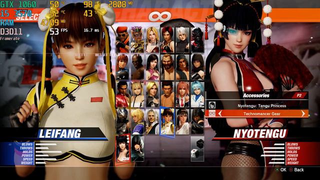 Dead or Alive 6 - GTX 1060 3gb | i5 3570 | 1080p Ultra Settings | FRAME-RATE TEST смотреть онлайн