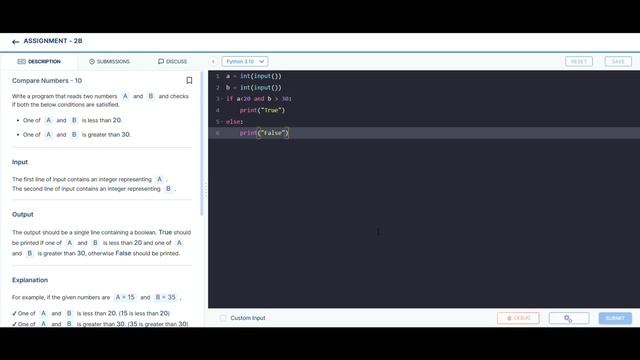 Assignment - 2B In Python | Operators & Conditional Statements | ccbp nxtwave смотреть онлайн