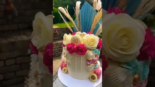 anniversary ? cake ? decorating ideas #cake #viral #cakedecorating #trending смотреть онлайн