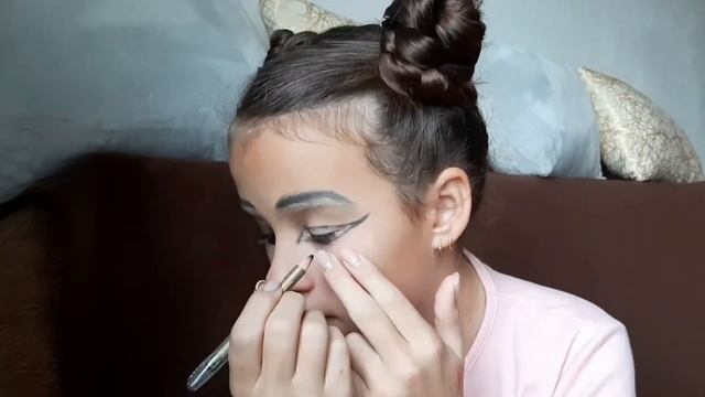 ?Простой МАКИЯЖ на ХЭЛЛОУИН ? сможет сделать каждый?ОБРАЗ КОШКИ ???просто и красиво? смотреть онлайн