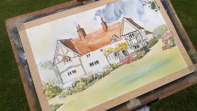 Colinsteedart. Painting A 16th Century Building. (watercolour demonstration) смотреть онлайн