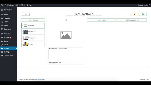 WordPress Portfolio & Gallery Plugin ( Grid Kit Free ) смотреть онлайн