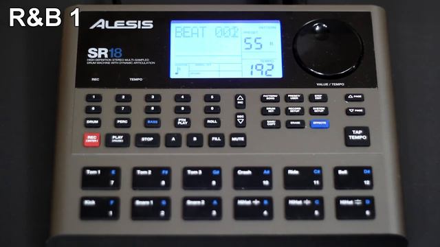 Alesis SR18 - A Few Pattern Demos
