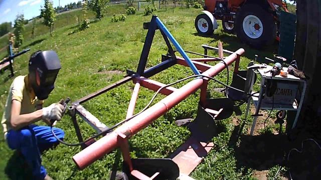 Инсталируем колеса на окучник 25 ки)) смотреть онлайн