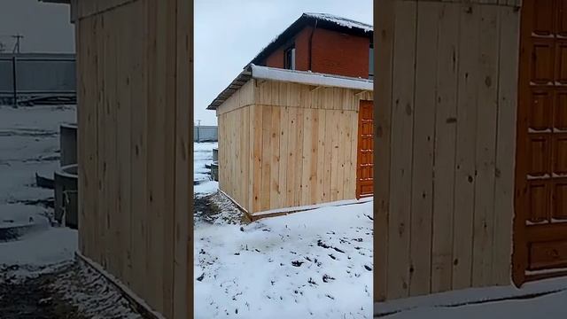 Строим помещение для насоса,ёмкости для полива. смотреть онлайн