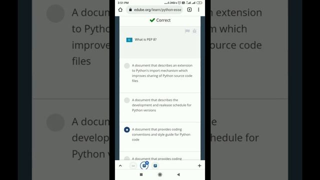 #python #pythonprogramming | Final test answer (100%) correct answere смотреть онлайн