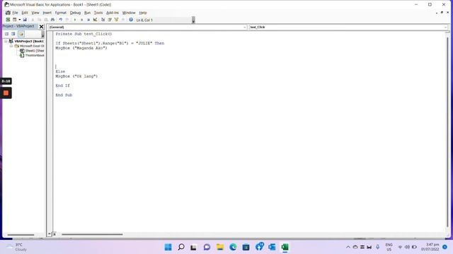 2. Excel VBA Tutorials- MsgBox смотреть онлайн