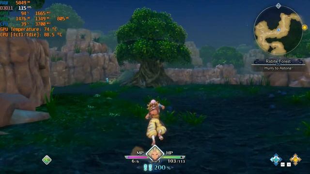 Trials of Mana Gameplay, GTX 1650, Ryzen 5 3550H, 1080p смотреть онлайн