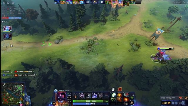 MORE ARC WARDEN DIRE SIDE DOTA 2 PATCH 7.33 / OUKER DOTA 2 MATCH смотреть онлайн