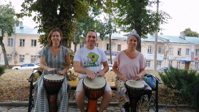 Samba reggae rhythm for djembe смотреть онлайн