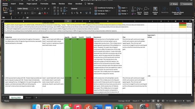 SOAP notes in Excel смотреть онлайн