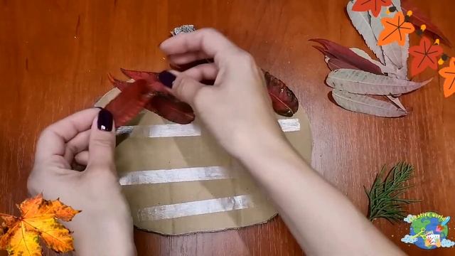 Аплікація з природного матеріалу "Гарбуз" ?Application from natural material "Pumpkin" смотреть онлайн