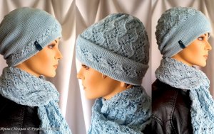 Шикарный Комплект спицами "Вдохновение" из шапки и шарфа - Мастер Класс