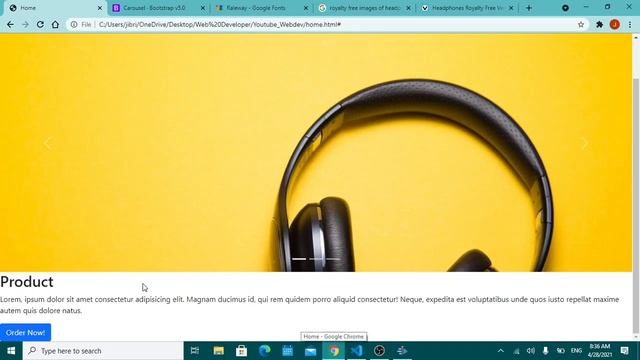 Create a Website Part 1 - Product Homepage with Bootstrap смотреть онлайн