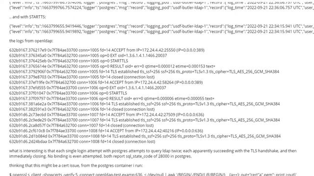 Postgres secure ldap authentication issues (1 answer) смотреть онлайн