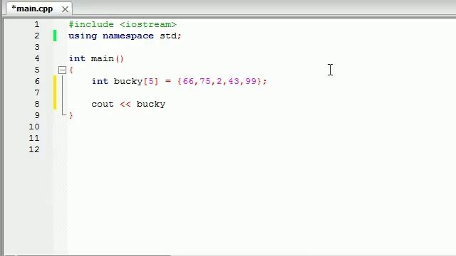 Buckys C++ Programming Tutorials - 32 - Arrays смотреть онлайн