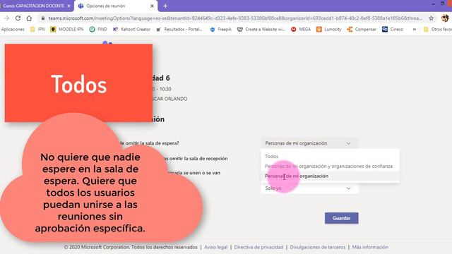 Microsoft TEAMS (Opciones de seguridad) смотреть онлайн