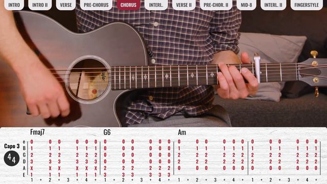 Kate Bush - Running Up That Hill (A Deal With God) | Gitarren Tutorial Deutsch смотреть онлайн