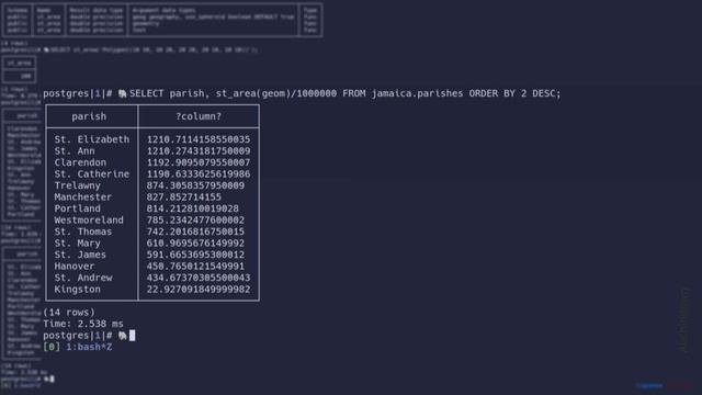PostGIS Function of the Week | Episode #11 | st_area смотреть онлайн