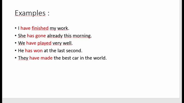 English Grammar - Present Perfect смотреть онлайн