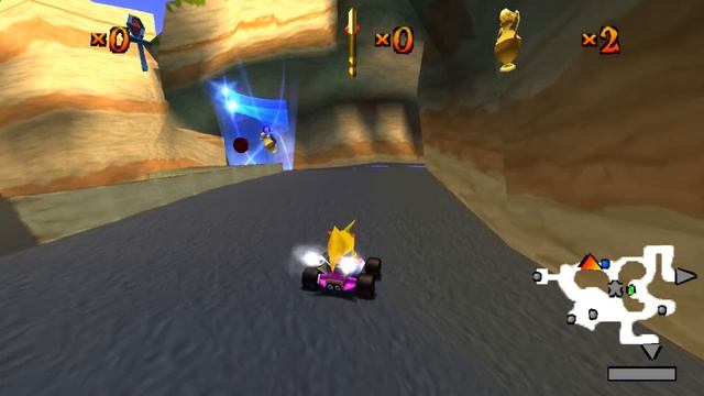 Прохождение Crash Team Racing (PS1) #1 - N. Sanity Beach смотреть онлайн