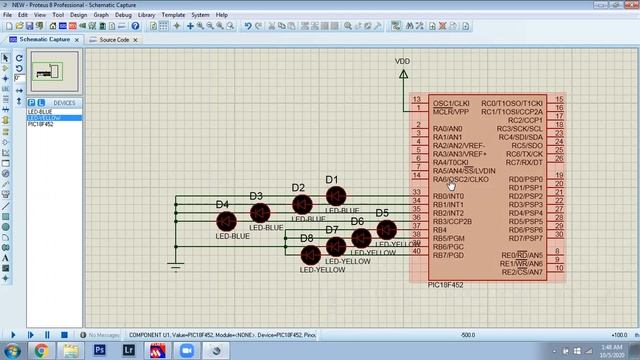 How to Create new project in PROTEUS || PIC microcontroller Simulation || how to create HEX file смотреть онлайн