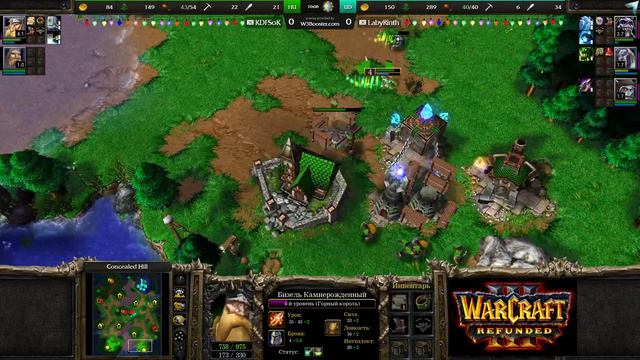 Спасите Альянс!‼️ LabyRinth (Ud) vs Sok (Hum) Warcraft 3 Reforged смотреть онлайн