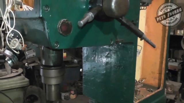 Запуск сверлильного станка 2Г125 смотреть онлайн