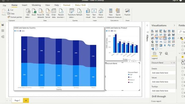 Use Ribbon Chart in Power BI | Ribbon Chart in Power BI Desktop смотреть онлайн