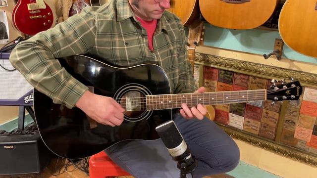 2010s Ibanez IVJ100S dreadnought guitar смотреть онлайн