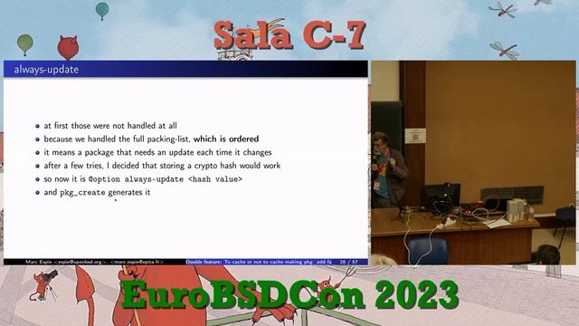 OpenBSD Ports and Packages: making things faster and easier - Marc Espie - EuroBSDcon 2023 смотреть онлайн