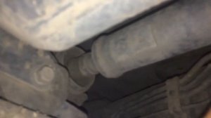 Люфт кардана переднего монтеро спорт