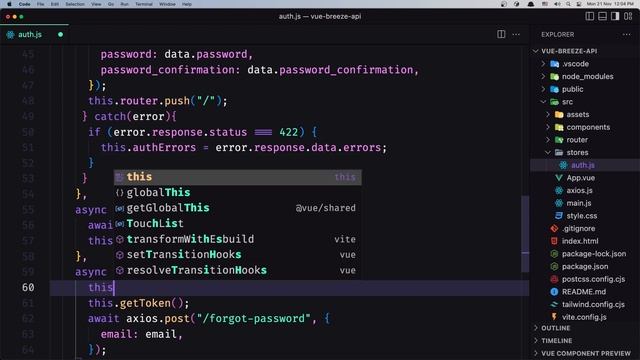 13 VueJS Auth Display Errors | Vue Authentication with Laravel смотреть онлайн