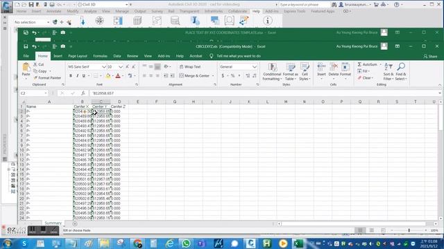Auto Numbering Naming Label piles with coordinates export to excel (object NOT block) Civil, AutoCA смотреть онлайн