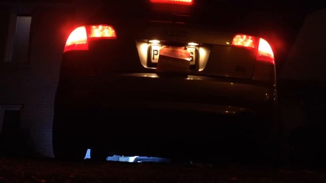 Audi A4 B7 Avant V6 3.2l Stock exhaust Rear Muffler delete смотреть онлайн